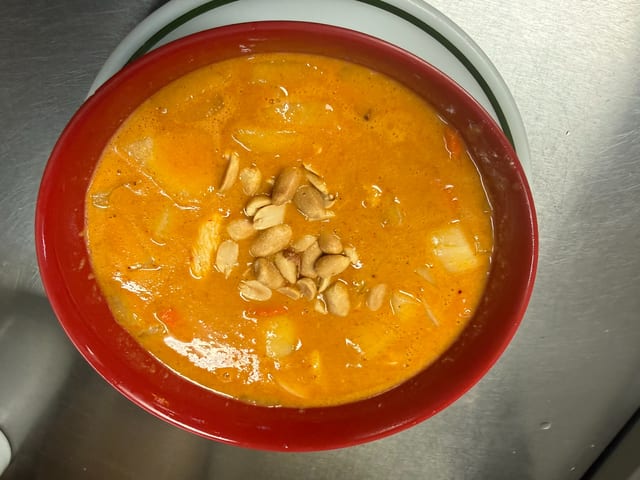Massaman Curry (Peanut Curry).